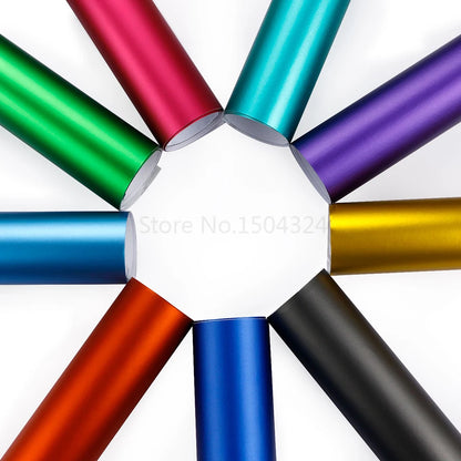 10/30*100cm Plating Matte Chrome Ice Film Vinyl Wrapping Chrome Car Vehicle PVC Sticker