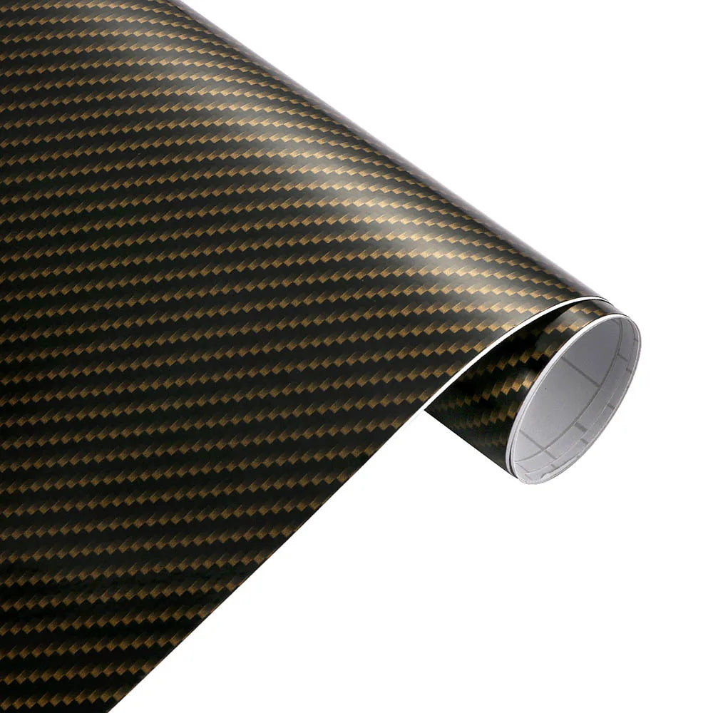 10/30x100cm 2D Carbon Fiber Vinyl Film Car Body Stickers and Decals Wrap Sheet