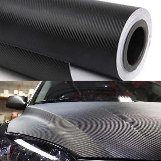 200cm*30cm 3D Carbon Fiber Vinyl Film 3M Car Stickers Waterproof DIY