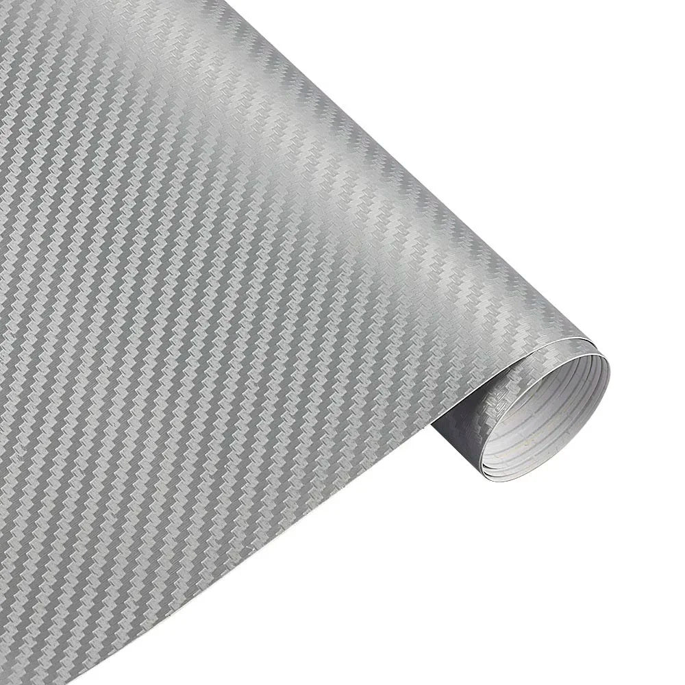 Car 3D Carbon Fiber Vinyl Wrap Sheet Roll Film Stickers 30cmx127cm