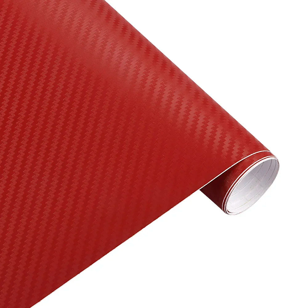 Car 3D Carbon Fiber Vinyl Wrap Sheet Roll Film Stickers 30cmx127cm