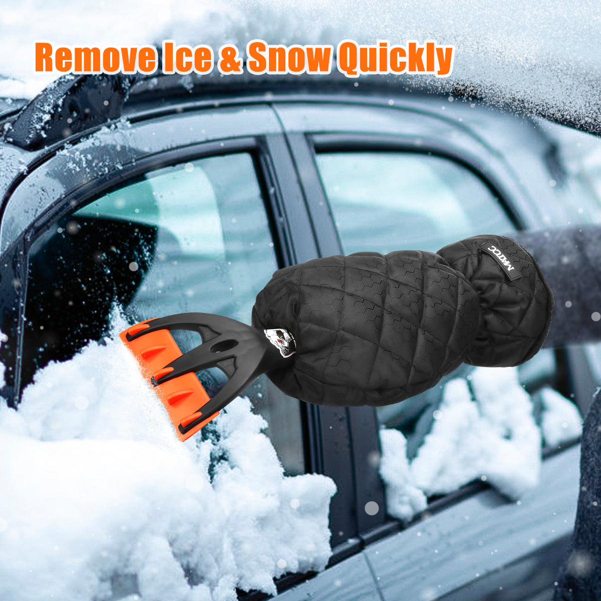 Car Snow Shovel Set Windscreen Ice Scraper Window Scraping Tool 2PCS