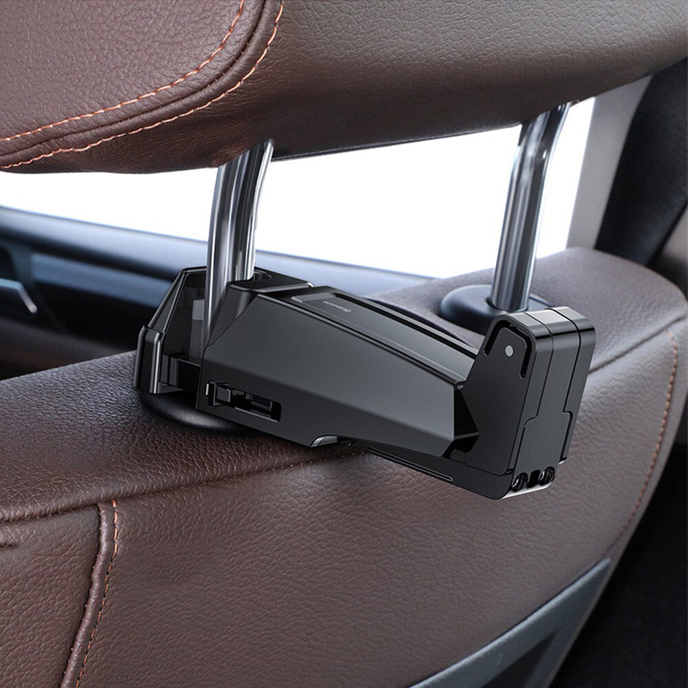 Car Back Seat Hook Hanging Storage Mount Holder 2 In 1