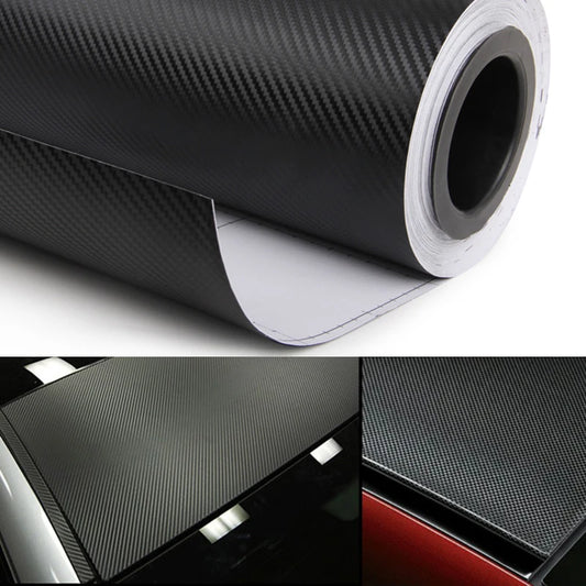 Car Carbon Fiber Vinyl Wrap Roll Film Waterproof DIY Motorcycle Stickers