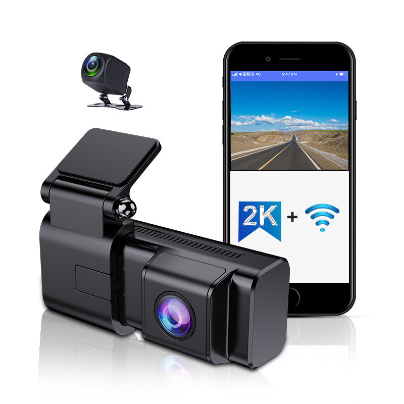 Car HD Dash Cam Dual Lens Smartphone WiFi Front and Rear Record