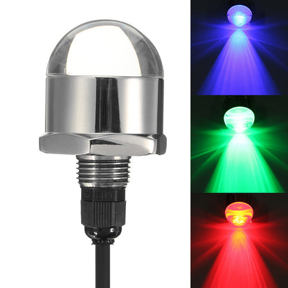 Car Boat Waterproof Yacht Light NPT Marine Underwater Lights Steel 9W 12V 9 LED 1/2inch