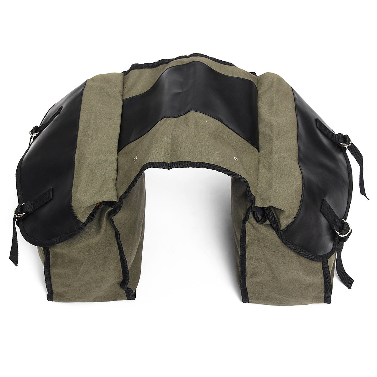 Motorcycle Saddlebags Canvas Side Back Pack Bike Multi-Purpose Luggage