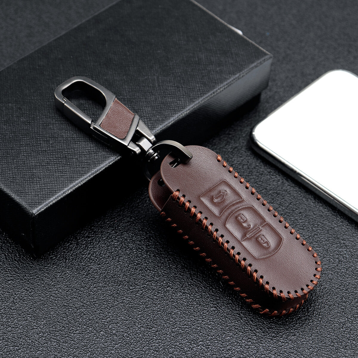 Car Button Remote Key Cover Keychain Mazdas