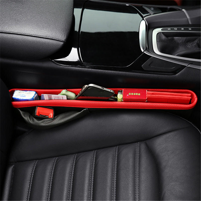 Car Seat Crevice Storage Bag Seat Gap Filler Pocket Organizer