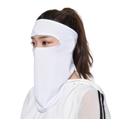 Motorcycle Lycra Soft Face Mask Dustproof Outdoor Sunproof Scarf Masks