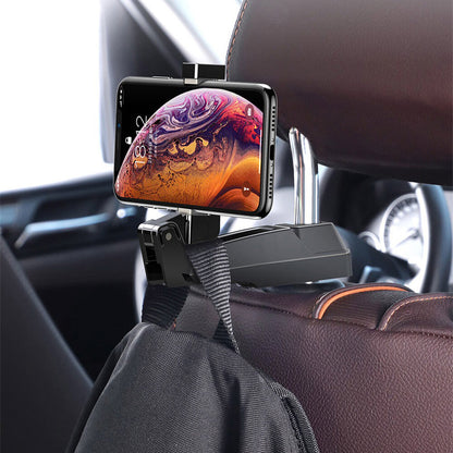 Car Back Seat Hook Hanging Storage Mount Holder 2 In 1