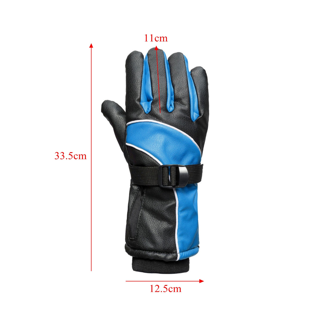 Motorcycle Waterproof 4000mah Rechargable Electric Heated Thicken Velvet Gloves