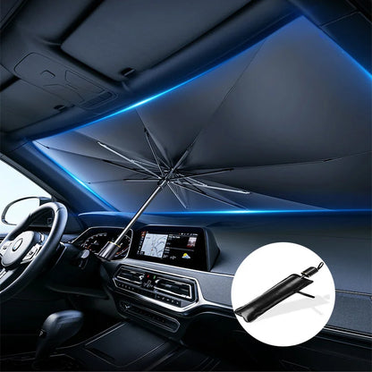 Car Auto Front Windshield Sunshade Parasol Umbrella Sun Protection