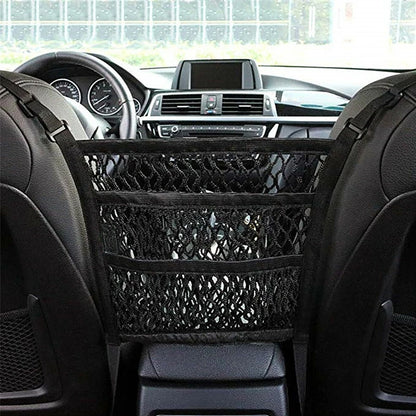 Car Standard Between Seat Mesh Storage Net Organizer