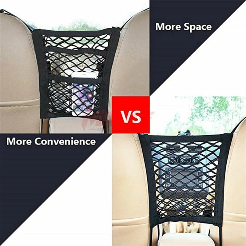 Car Standard Between Seat Mesh Storage Net Organizer