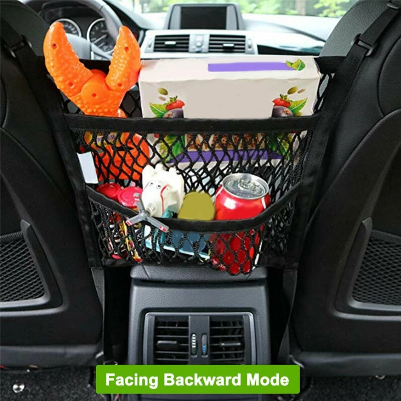 Car Standard Between Seat Mesh Storage Net Organizer