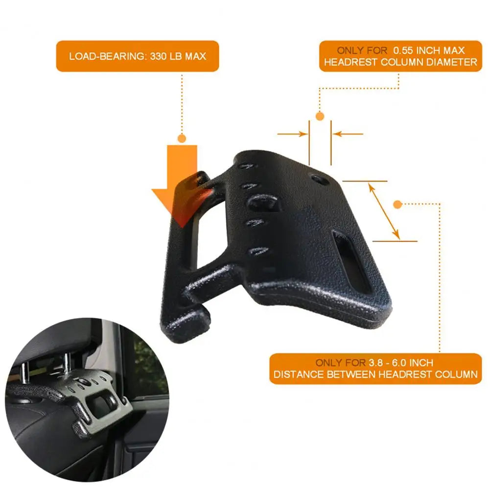 Car Rear Seat Safety Handle Multi-function Storage Hook Hanger