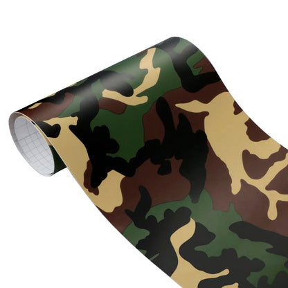 Car Styling Large Digital Woodland Green Camo Camouflage Vinyl Film DIY Stickers