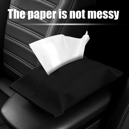 Car Tissue Box Holder Backseat Armrest Cushion