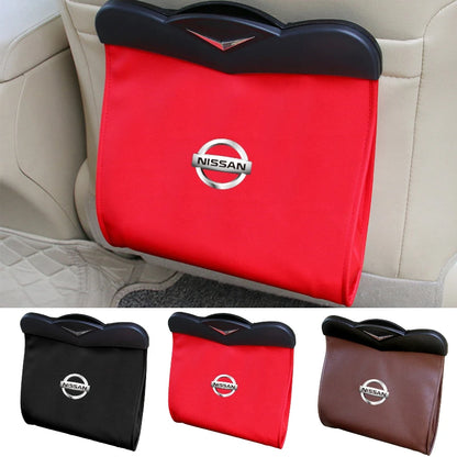 Car Trash Can Rear Seat Storage Bag Organizer