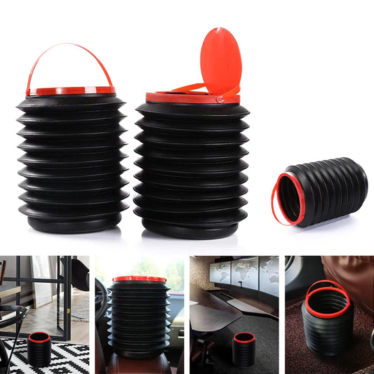 Car Retractable Folding Trash Cans Portable Storage Organizer