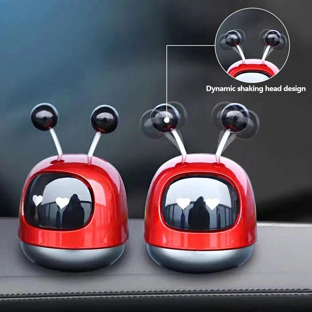 Cute Robot Diffuser Air Vent Cleaner Perfume Freshener Ornament Decor