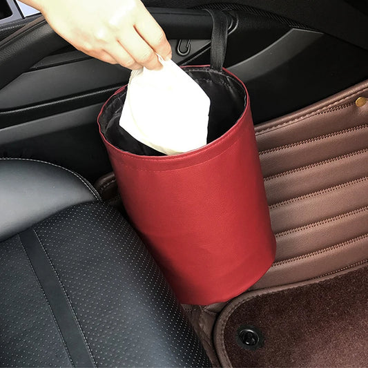 Car Storage Basket Interior Rubbish Container Waste Organizer Holder