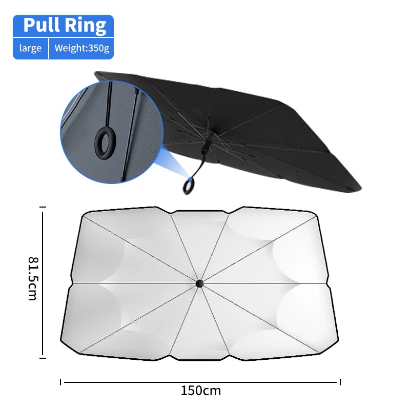 Car Auto Windshield Umbrella Front Window Foldable Sunshade