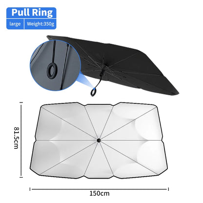 Car Auto Windshield Umbrella Front Window Foldable Sunshade