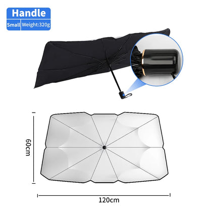 Car Auto Windshield Umbrella Front Window Foldable Sunshade