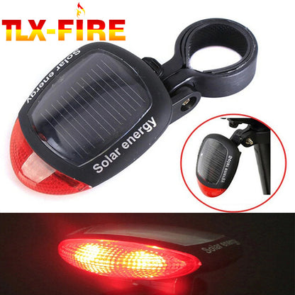 Mountain Bike Solar Taillight Charging Road Bike Night Riding Flashing Balance Bike Frog Warning Light