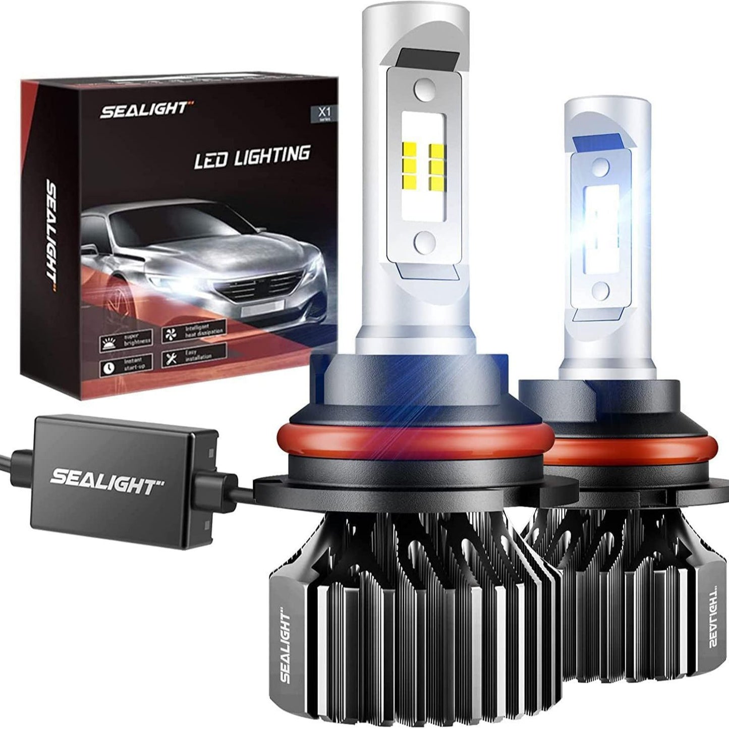 H11 H8 H9 Car LED Headlight 12000 Lumens Low Beam LED Light Bulbs 6000K