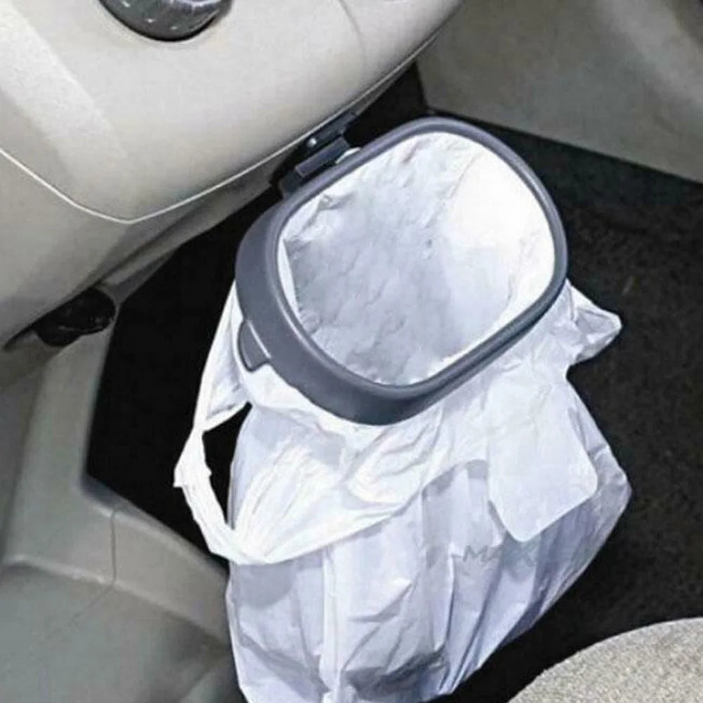 Car Portable Trash Can Garbage Storage Bag Holder Organizer