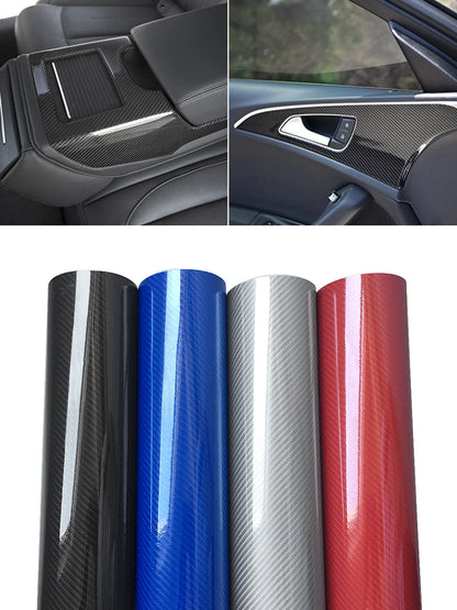 30/40/50*152cm 5D Carbon Fiber Sticker For Car Body DIY Vinyl Film Vehicle Decoration