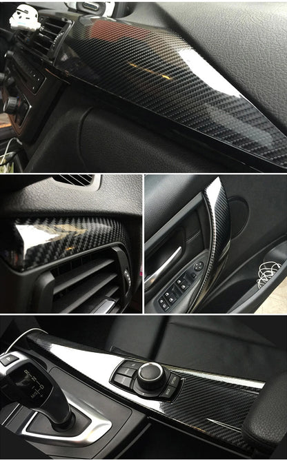 Car 5D Carbon Fiber  Protective PVC DIY Vinyl Film Stickers