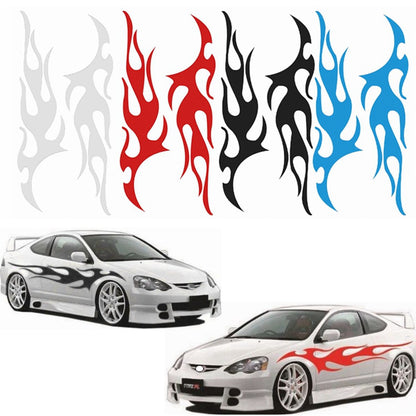 Car Truck Flame Graphic Decal Large Flaming Stickers