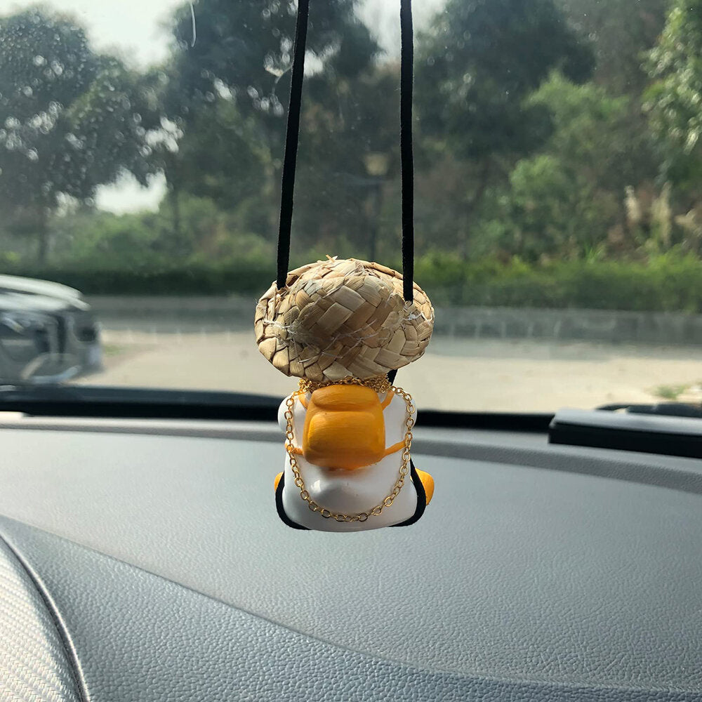 Car Rearview Mirror Swing Duck Hanging Decoration