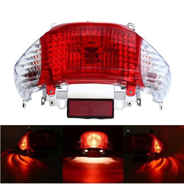 Motorcycle Turn Signal Light Rear Tail Lamp For GY6 Scooter 50cc 12V