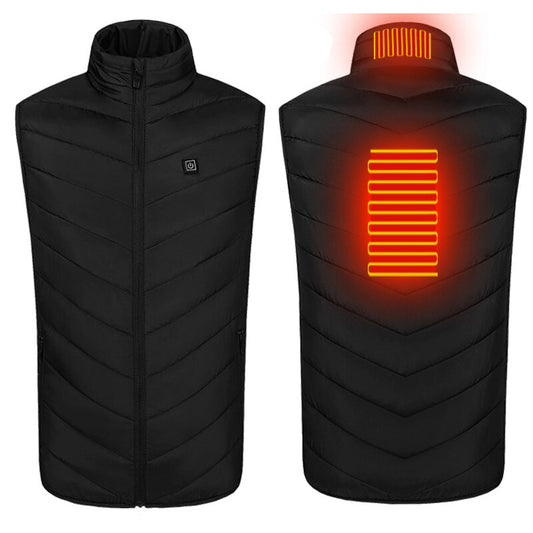 Smart Electric Heated Vest USB Intelligent Heating Three Gear Temperature Control