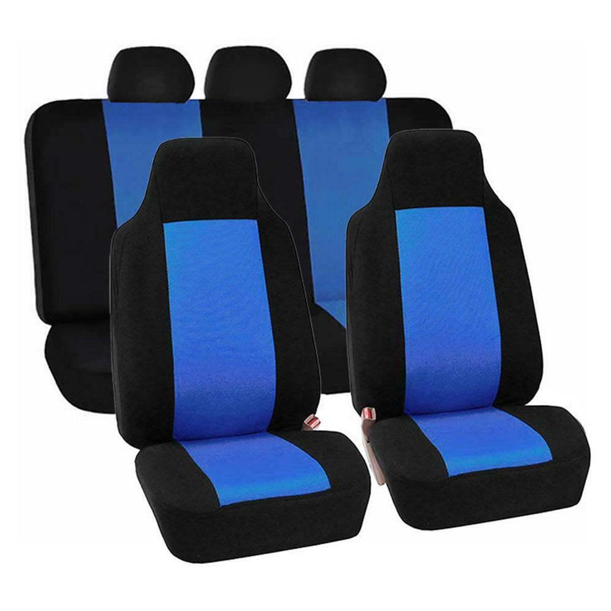 Universal Car Full Seat Covers Front Rear Protector Cushion