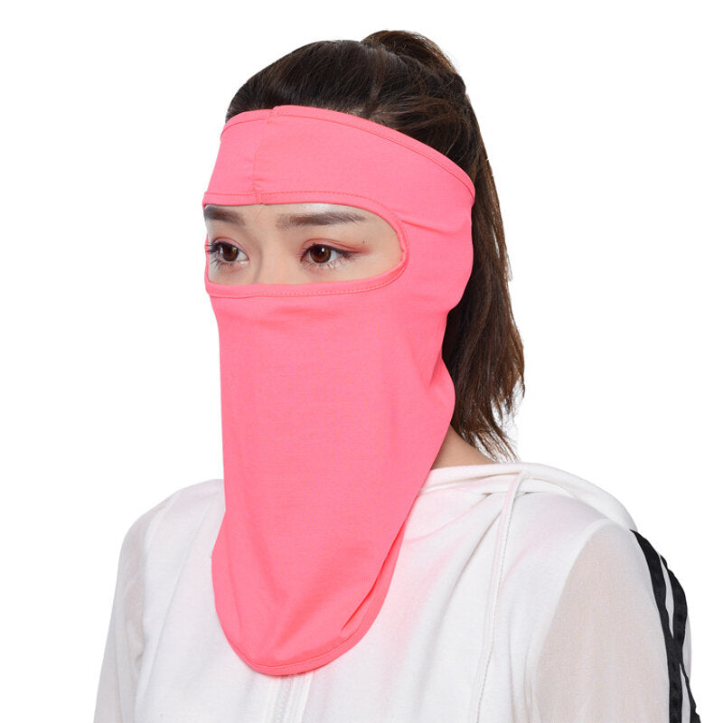 Motorcycle Lycra Soft Face Mask Dustproof Outdoor Sunproof Scarf Masks