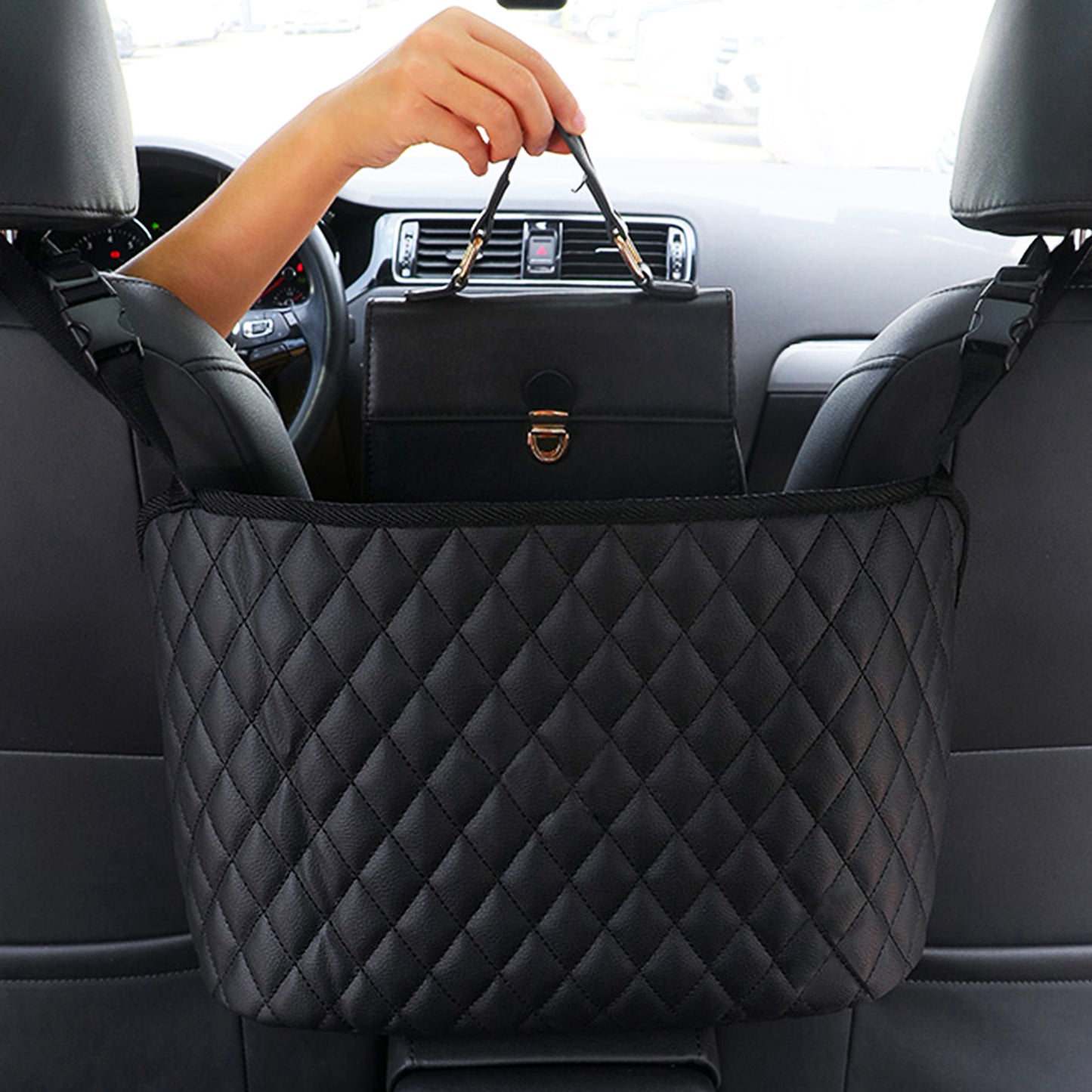 Car Net Pocket Handbag Holder Mesh Backseat Organizer