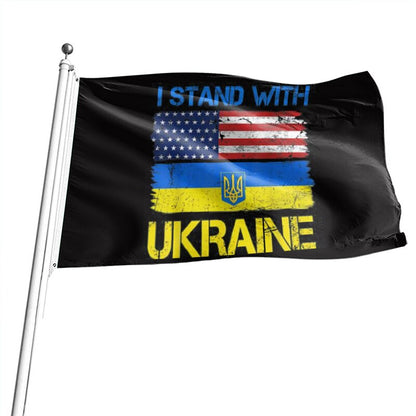 Ukraine Polyester Ukrainian Banner Flag 3ft x 5ft