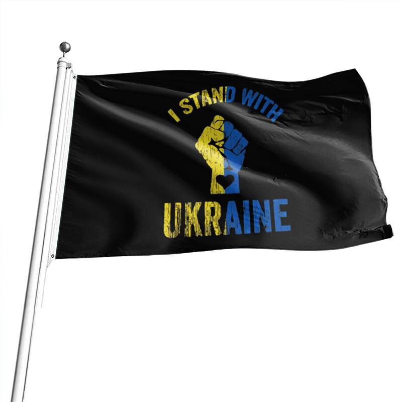 Ukraine Polyester Ukrainian Banner Flag 3ft x 5ft