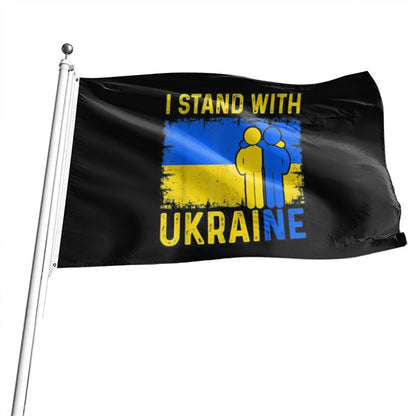 Ukraine Polyester Ukrainian Banner Flag 3ft x 5ft