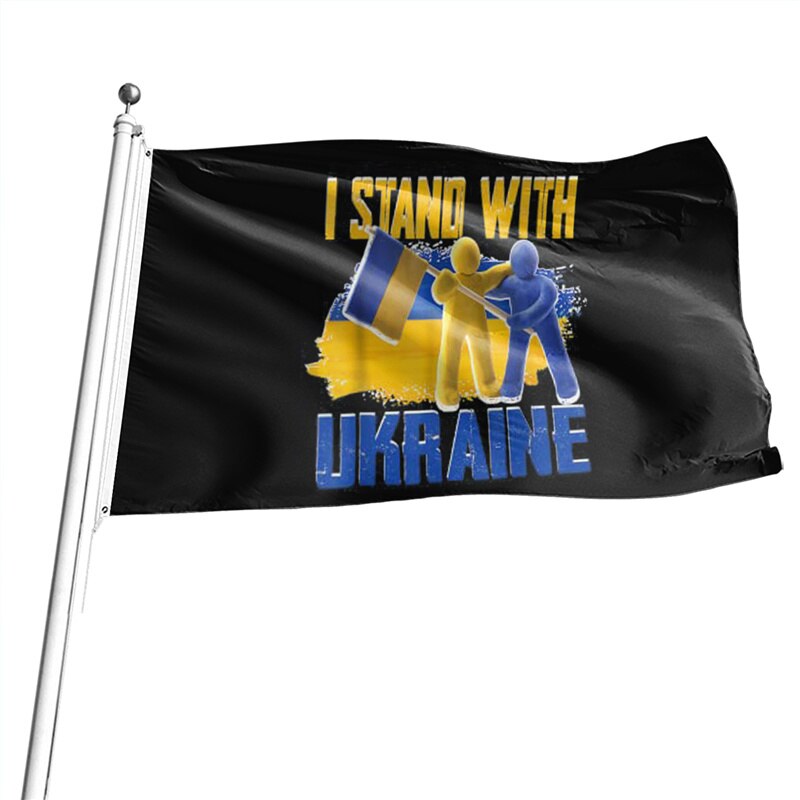 Ukraine Polyester Ukrainian Banner Flag 3ft x 5ft