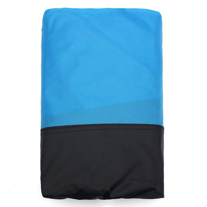 Motorcycle Waterproof Cover Rain Dust Protector Blue Black