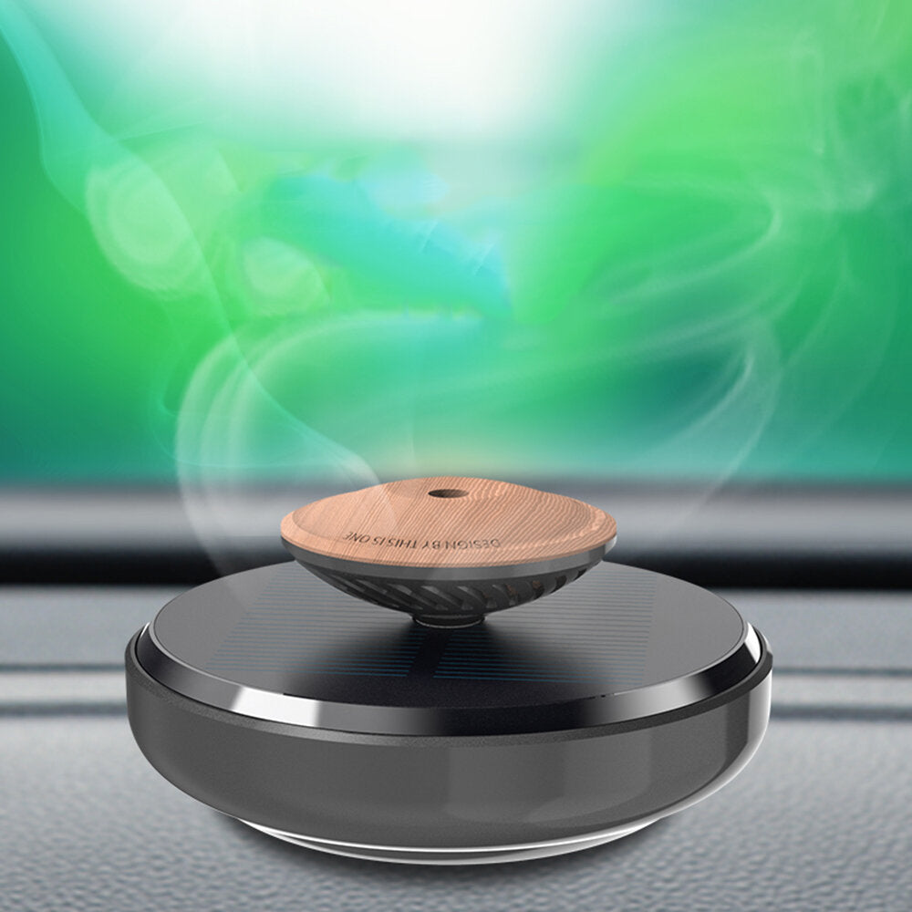 Car Alloy Solar Power Aromatherapy Air Freshener Levitation