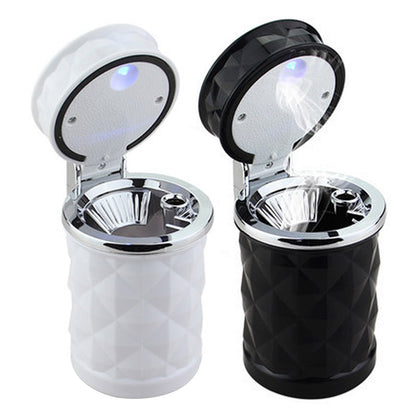 Car Ashtray LED Auto Cigarette Container Holder Boxes Organizer