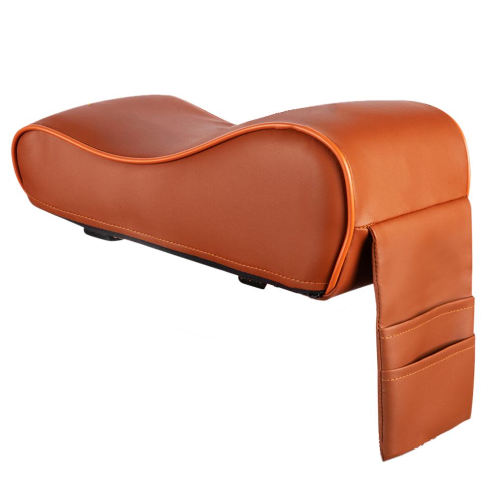 Car Central Console Armrest Pad Leather Arm Rest Seat Cushion